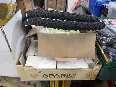 BOX OF NEW DOOR HANDLES + BOX OF ODDS