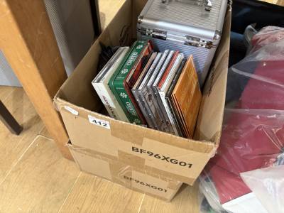 2 X BOXES OF CD'S + PLAYER