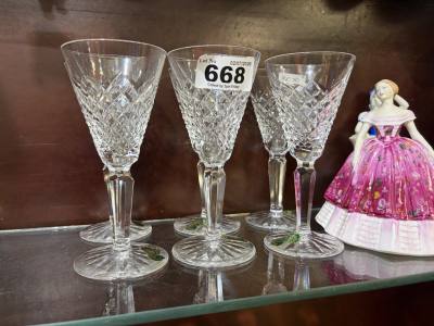 6 X ALANA WATERFORD GLASSES