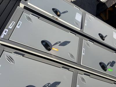 2 X 3 DOOR LOCKERS + KEYS