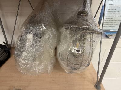2 X INDUSTRIAL LAMPS