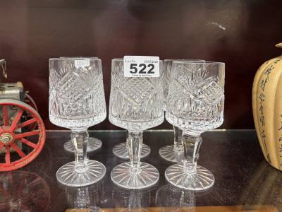 6 X TYRONE SLIEVE DONARD WINE GLASSES