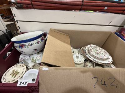 2 X BOXES OF ASSORTED CHINA