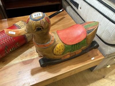 VINTAGE CHILD'S ROCKING DUCK