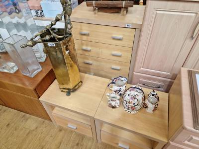 LAMINATE DRAWER CHEST + PAIR OF BEDSIDES