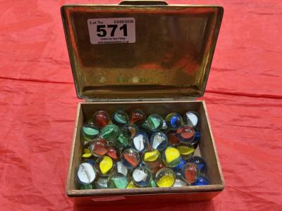 BOX OF MARBLES
