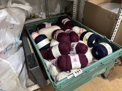 BOX OF WOOL