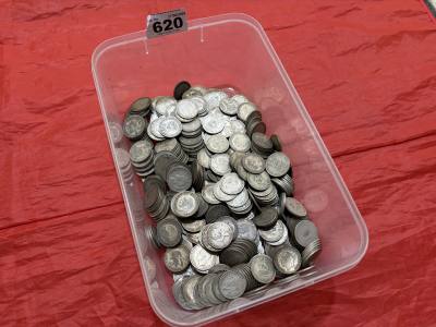 PRE 1947 ONE SHILLINGS  (2620 GRAMS)