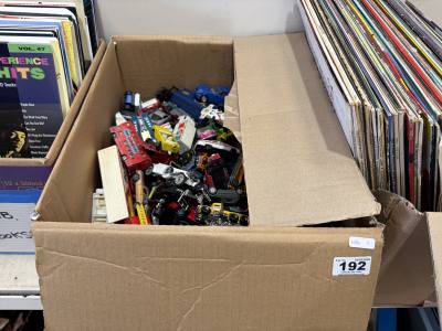BOX OF MODEL CARS