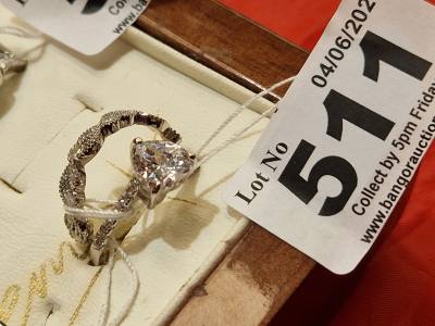 2 X NEW SILVER RINGS