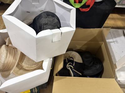 3 X BOXES OF WOMENS HATS