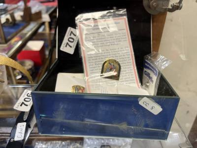 BOX OF BADGES