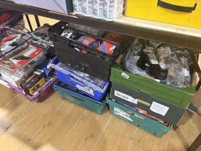 8 X BOXES OF CAR PARTS 