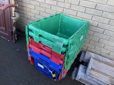LOT OF CRATES