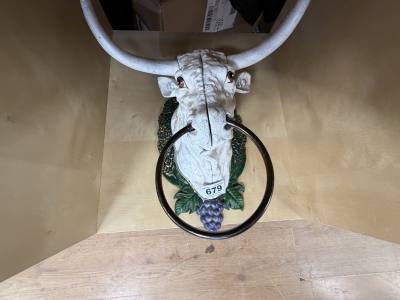 BULL DOOR KNOCKER