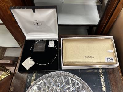 PANDORA HANDBAG + BELLEEK NECKLACE