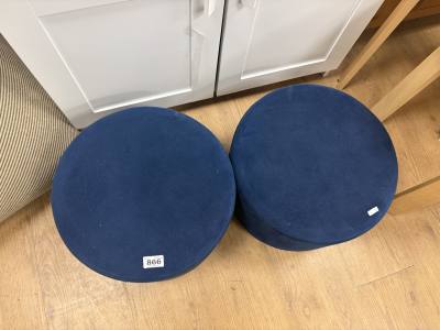 2 X FOOTSTOOLS
