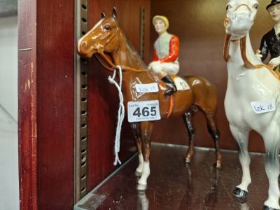 BESWICK HORSE + JOCKEY