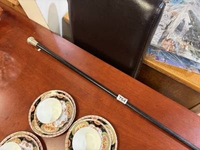 LONDON SILVER WALKING CANE