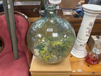 LARGE GLASS PLANTER