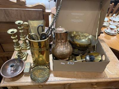 LOT OF COPPER + BRASS