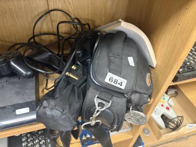 BAGGED CAMERA + ACCESSORIES