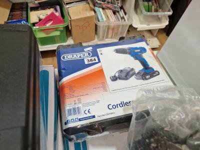 NEW CASED DRAPER CORDLESS HAMMER LI-ION DRILL 