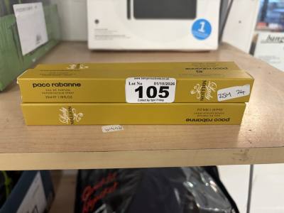 4 X 35 ML PACO RABANNE SPRAYS