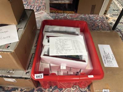 BOX OF 12 TRAIN MODELS