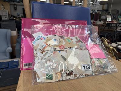 LOT OF STAMPS ETC.