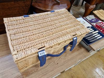 PICNIC BASKET + CONTENTS
