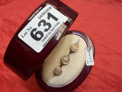 3 X 9CT COIN RINGS