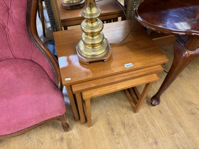 TEAK TABLE NEST