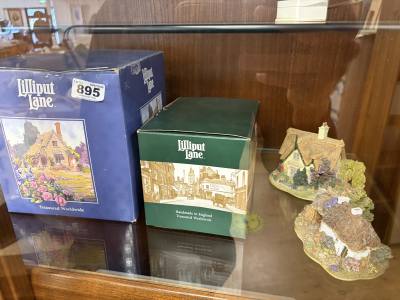 2 X LILLIPUT LANE ORNAMENTS