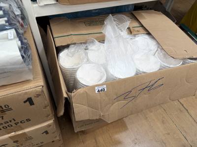 4 X BOXES OF CATERING ITEMS