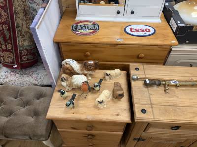 PINE DRAWER CHEST + BEDSIDE CABINET