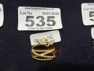 2 X SILVER DRESS RINGS