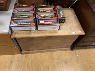 PINE BLANKET BOX + CONTENTS