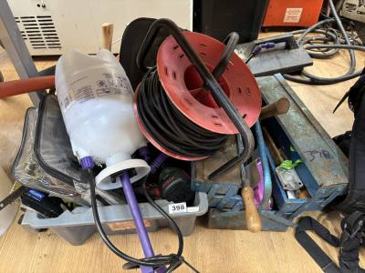BOX OF TOOLS + TOOL BOX