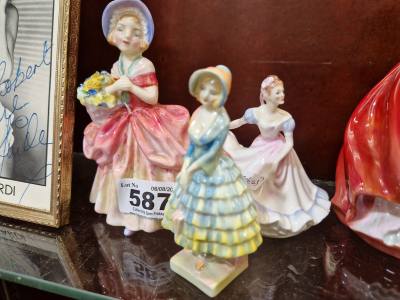3 X ROYAL DOULTON FIGURES