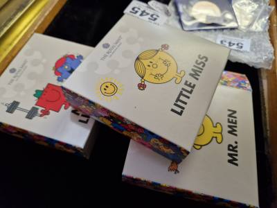 3 X 1OZ MR MEN SILVER COINS