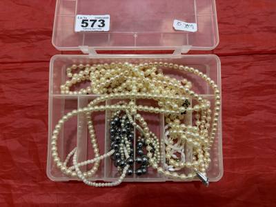 BOX OF DRESS PEARLS
