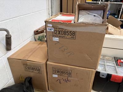 3 X BOXES OF TIE BACKS