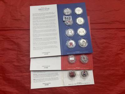SET OF COMMEMORATIVE 50PS