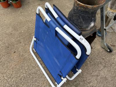 PAIR OF LOUNGERS