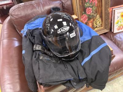 MOTORBIKE HELMET + JACKET