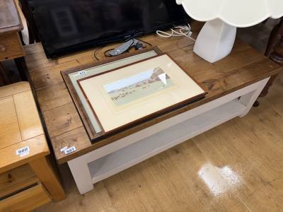 PAINTED COFFEE TABLE