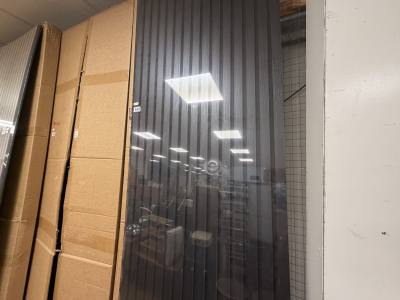 4 X BLACK OAK COMPOSITE WALL PANELS