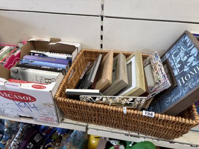 2 X BOX LOTS BOOKS + FRAMES