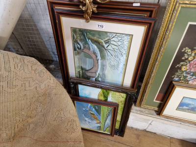 3 X SIGNED OILS